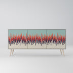 CHROMA CONTOURS Sideboard mit 3 Türen in Grau