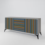 LINEOUT SPECTRUM Sideboard mit 3 Türen in Grau