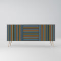 LINEOUT SPECTRUM Sideboard mit 3 Türen in Grau