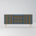LINEOUT SPECTRUM Sideboard mit 3 Türen in Grau