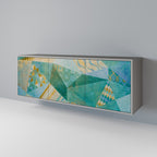 SPECTRUM SPLENDOR Sideboard mit 3 Türen in Grau