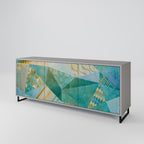 SPECTRUM SPLENDOR Sideboard mit 3 Türen in Grau