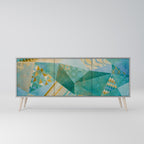SPECTRUM SPLENDOR Sideboard mit 3 Türen in Grau