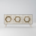HEXAGONAL SHAPES Sideboard mit 3 Türen in Grau