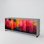 COLORFUL SOUNDS Sideboard mit 3 Türen in Grau