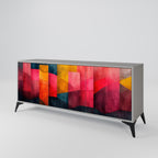 COLORFUL SOUNDS Sideboard mit 3 Türen in Grau