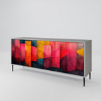 COLORFUL SOUNDS Sideboard mit 3 Türen in Grau