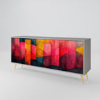 COLORFUL SOUNDS Sideboard mit 3 Türen in Grau