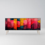 COLORFUL SOUNDS Sideboard mit 3 Türen in Grau