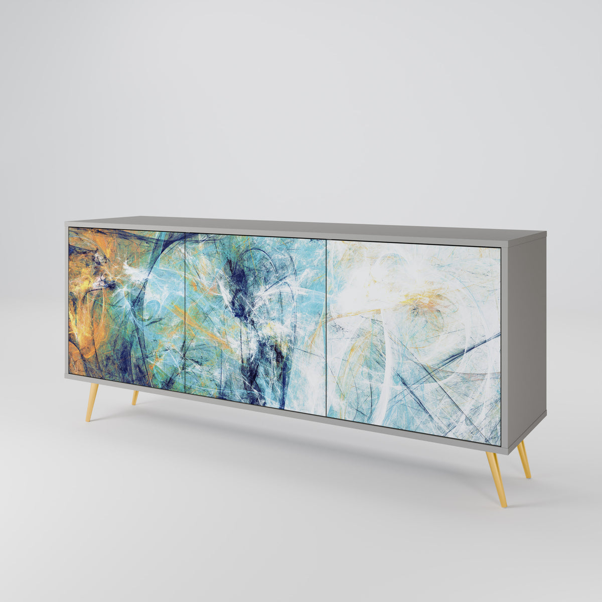 ABSTRACT THOUGHTS 3-türiges Sideboard