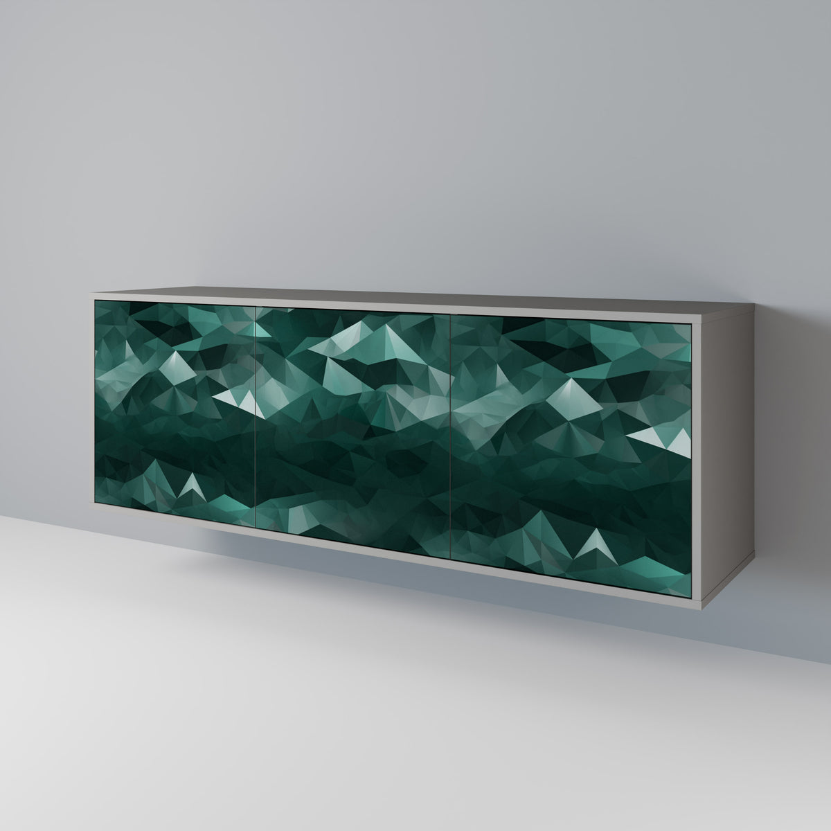 POLYGONAL FLOATING 3-türiges Sideboard