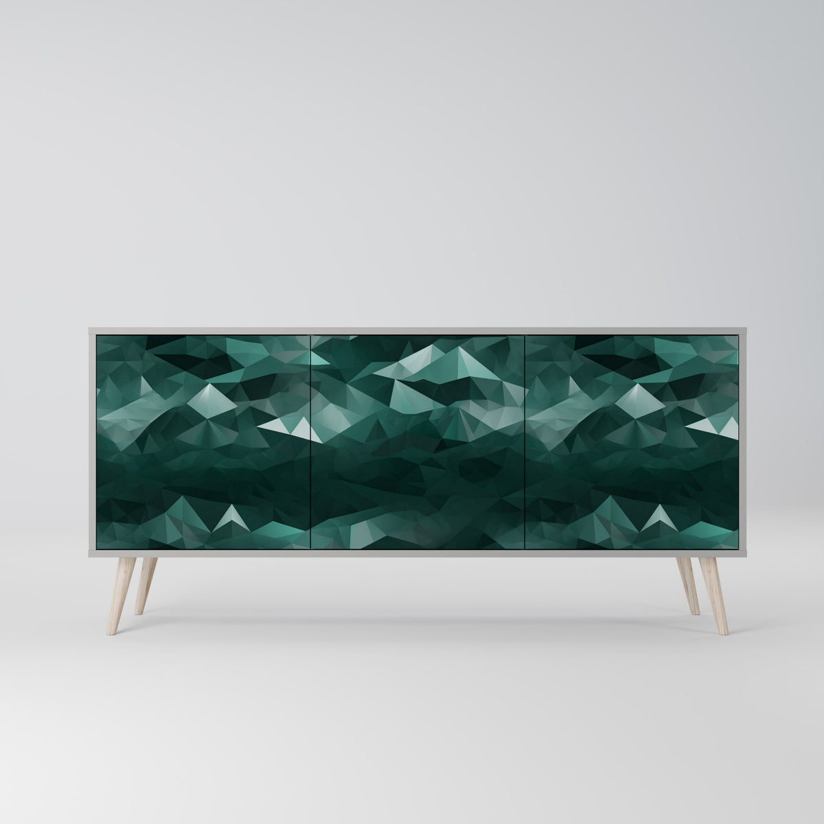 POLYGONAL FLOATING 3-türiges Sideboard