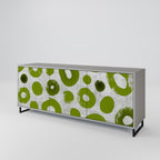 GREEN RHAPSODY Sideboard mit 3 Türen in Grau