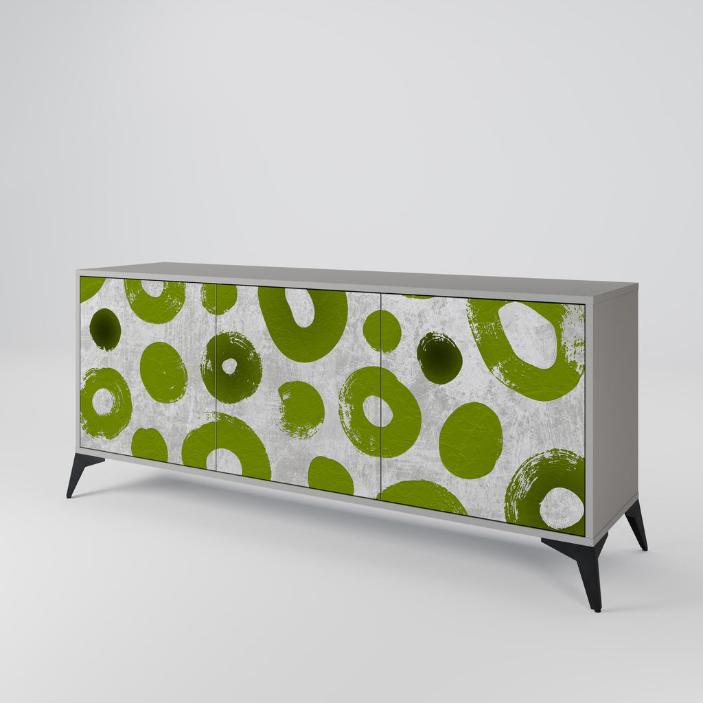 GREEN RHAPSODY Sideboard mit 3 Türen in Grau