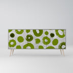 GREEN RHAPSODY Sideboard mit 3 Türen in Grau