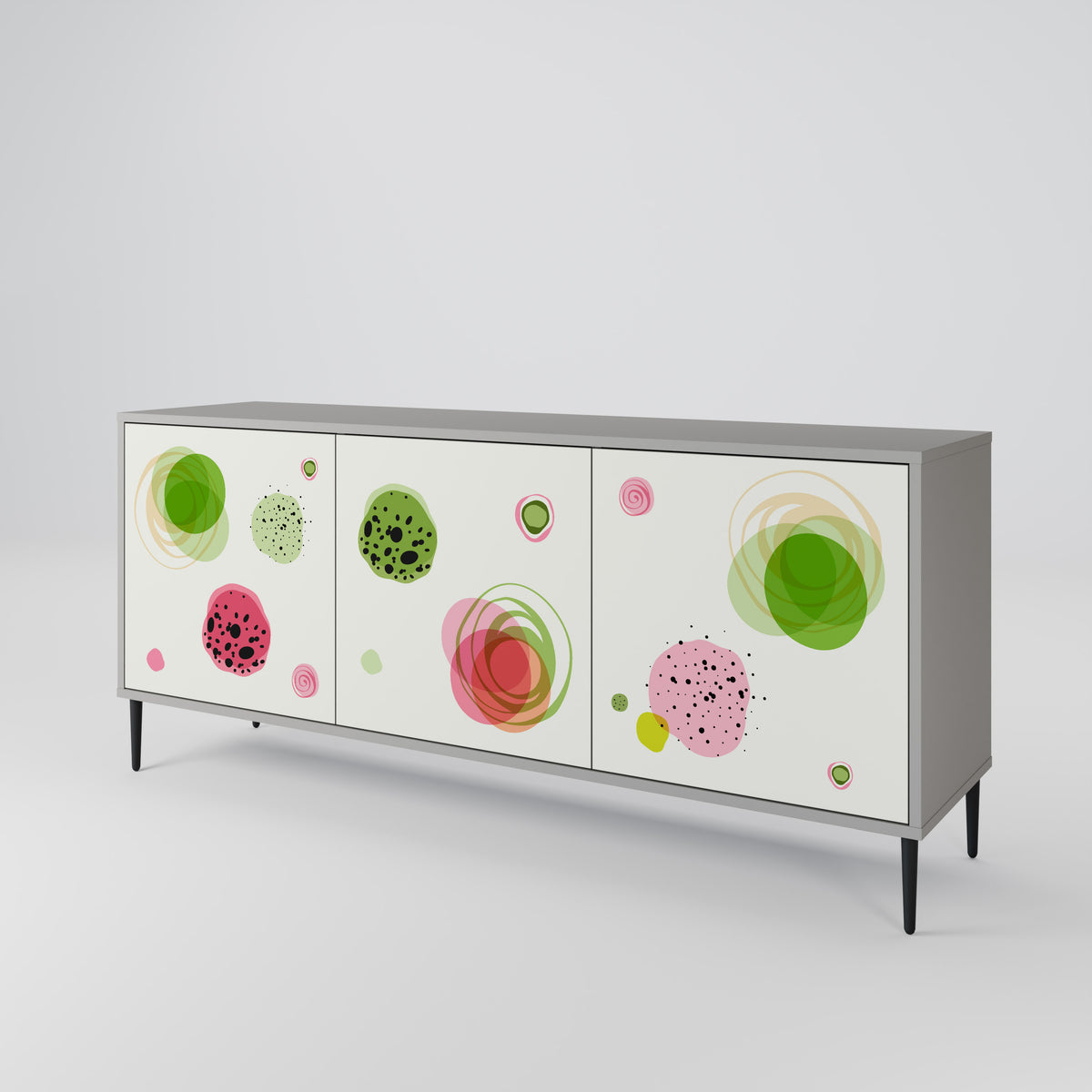 COLORFUL COSMOS 3-türiges Sideboard