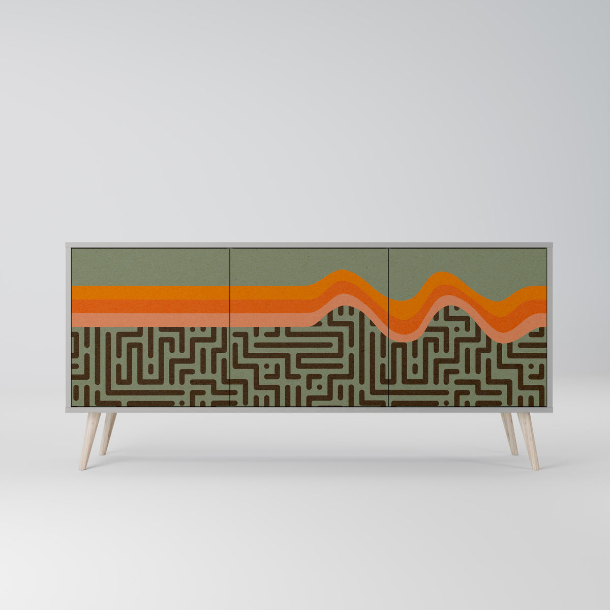 SIMPLE SOLUTIONS 3-Door Sideboard
