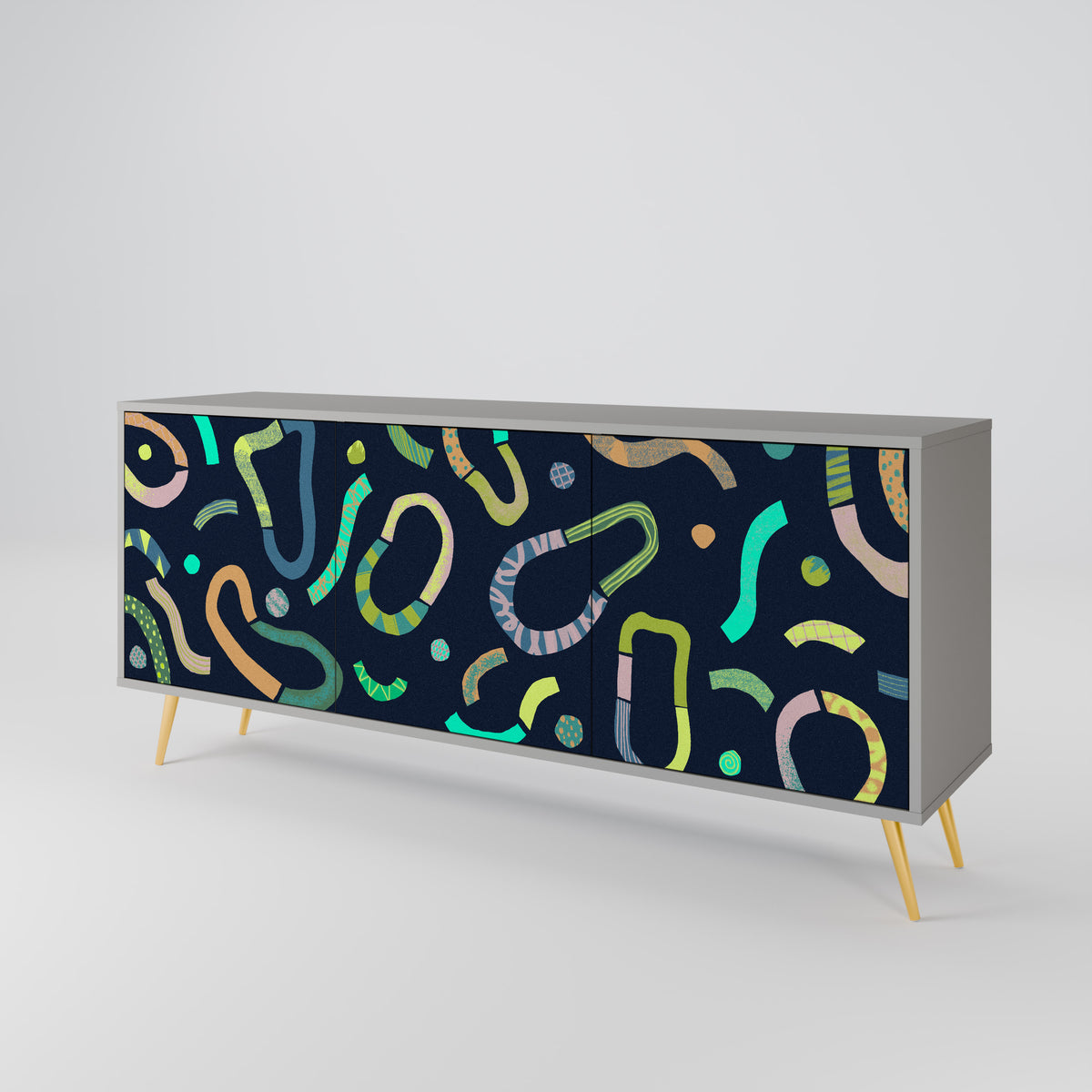 CONTRAST DANCE 3-türiges Sideboard