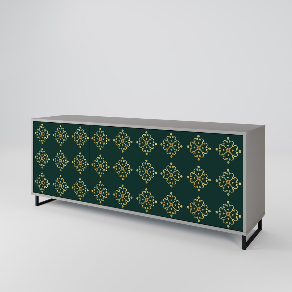 ROYAL MEDALLION Sideboard mit 3 Türen in Grau