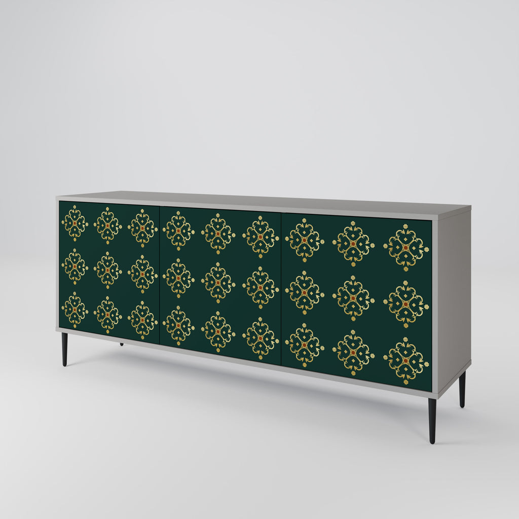 ROYAL MEDALLION Sideboard mit 3 Türen in Grau