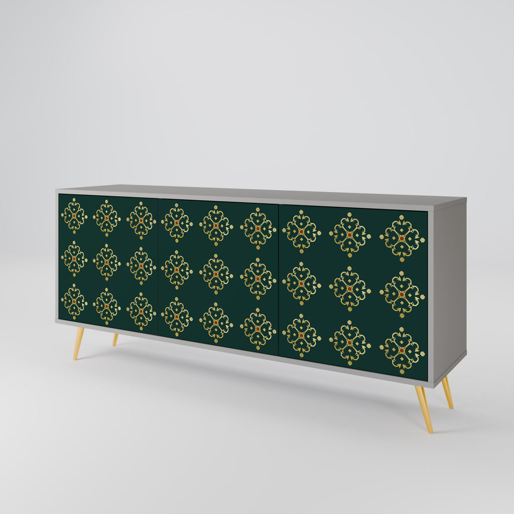 ROYAL MEDALLION Sideboard mit 3 Türen in Grau