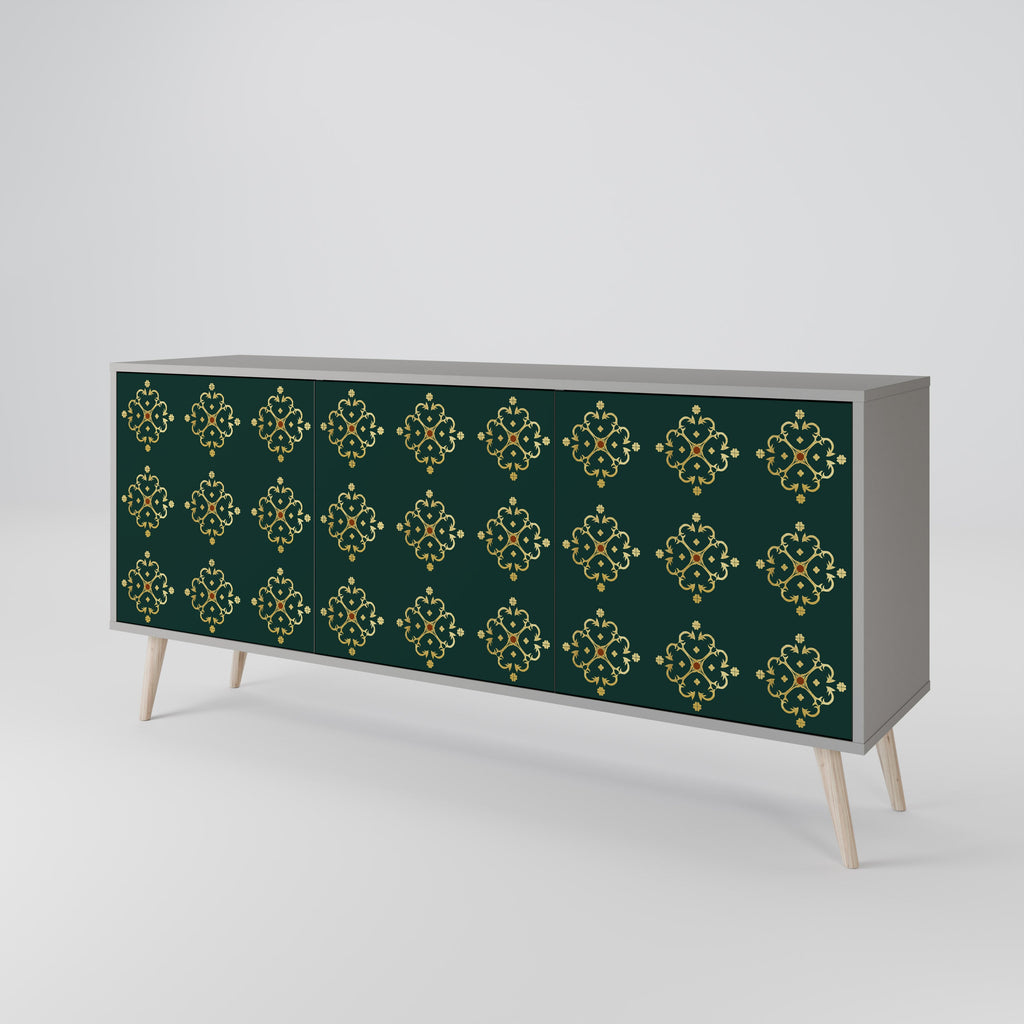 ROYAL MEDALLION Sideboard mit 3 Türen in Grau