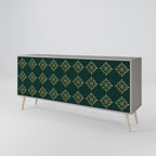 ROYAL MEDALLION Sideboard mit 3 Türen in Grau