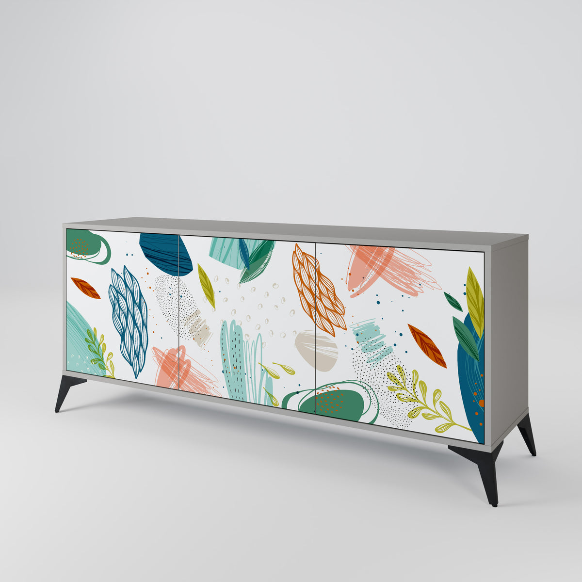 BOTANICAL HURRICANE 3-türiges Sideboard