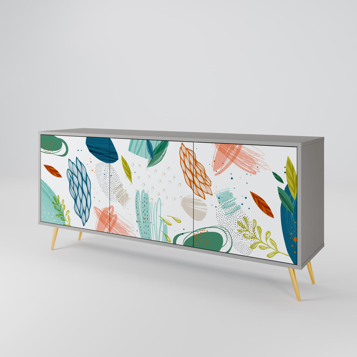 BOTANICAL HURRICANE 3-türiges Sideboard