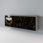 STELLAR CONSTELLATIONS Sideboard mit 3 Türen in Grau