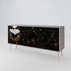 STELLAR CONSTELLATIONS Sideboard mit 3 Türen in Grau