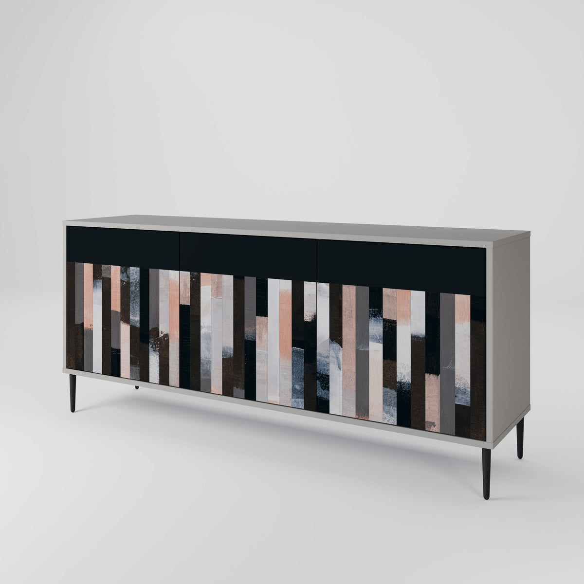 COLLAGE OF RECTANGLES 3-türiges Sideboard
