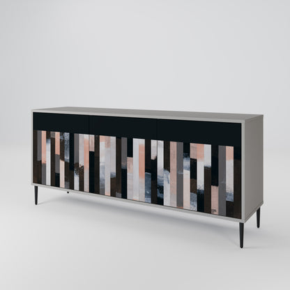 COLLAGE OF RECTANGLES 3-türiges Sideboard