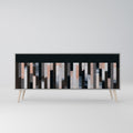 COLLAGE OF RECTANGLES Sideboard mit 3 Türen in Grau