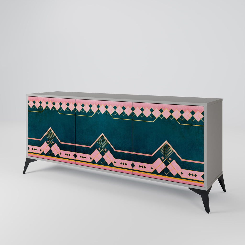 ROYAL COMPOSITION Sideboard mit 3 Türen in Grau