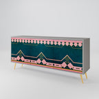 ROYAL COMPOSITION Sideboard mit 3 Türen in Grau