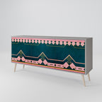 ROYAL COMPOSITION Sideboard mit 3 Türen in Grau