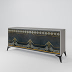 ROYAL ORDINARINESS Sideboard mit 3 Türen in Grau