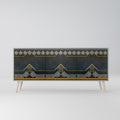 ROYAL ORDINARINESS Sideboard mit 3 Türen in Grau