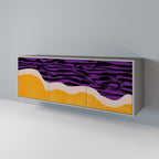 INDEPENDENT BORDER 3-Door Sideboard in Grey Finish