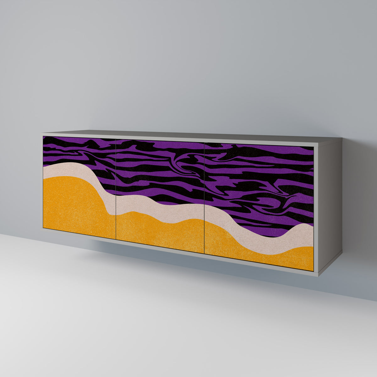 INDEPENDENT BORDER 3-türiges Sideboard