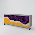 INDEPENDENT BORDER 3-Door Sideboard in Grey Finish