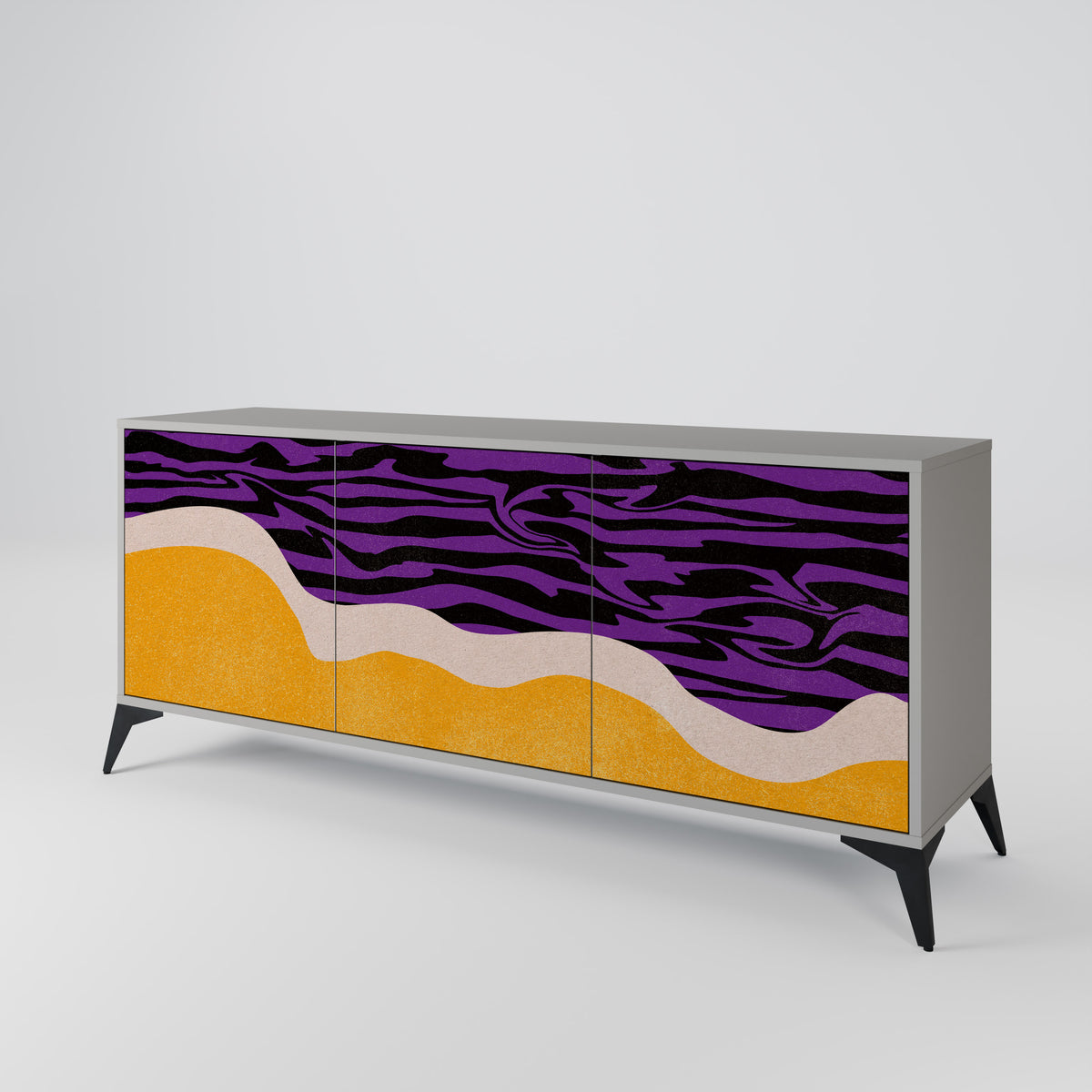 INDEPENDENT BORDER 3-türiges Sideboard