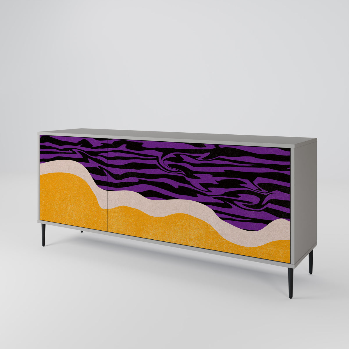 INDEPENDENT BORDER 3-türiges Sideboard