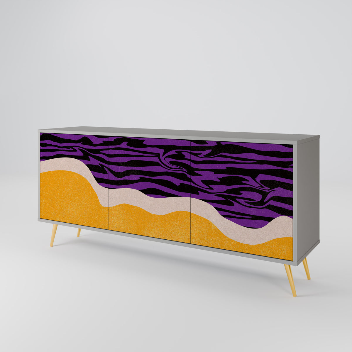 INDEPENDENT BORDER 3-türiges Sideboard