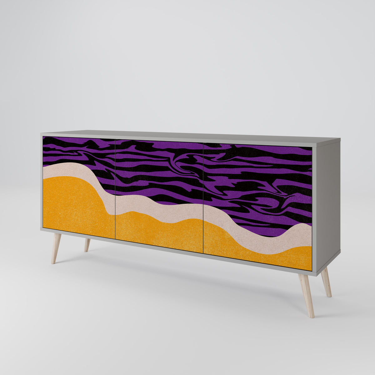INDEPENDENT BORDER 3-türiges Sideboard