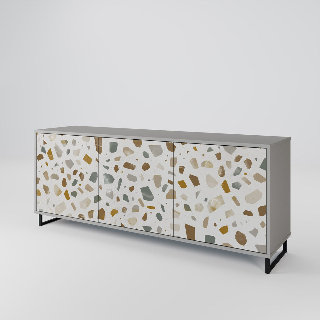 PIECES OF TOMORROW Sideboard mit 3 Türen in Grau