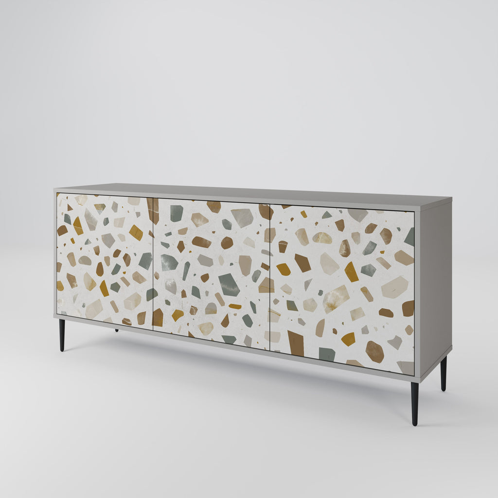 PIECES OF TOMORROW Sideboard mit 3 Türen in Grau