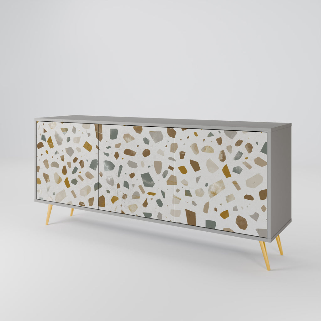 PIECES OF TOMORROW Sideboard mit 3 Türen in Grau