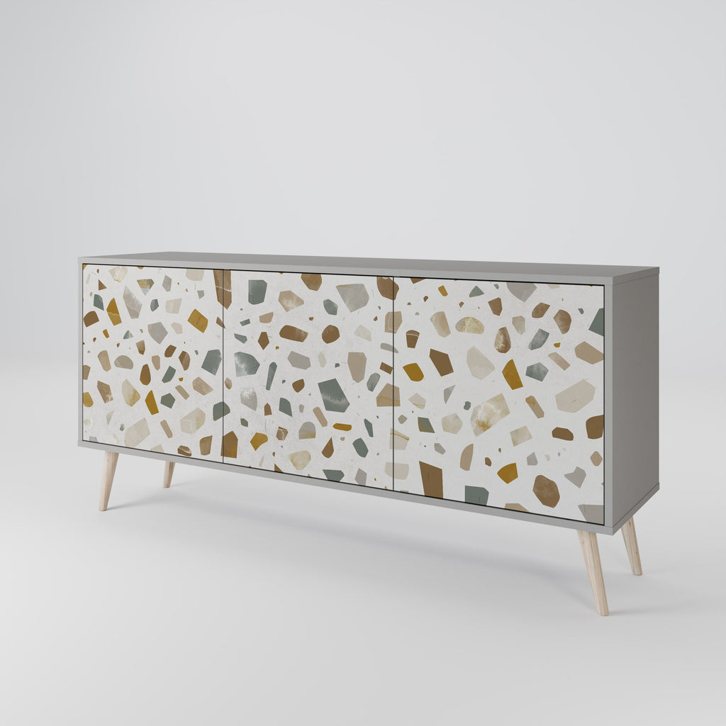 PIECES OF TOMORROW Sideboard mit 3 Türen in Grau